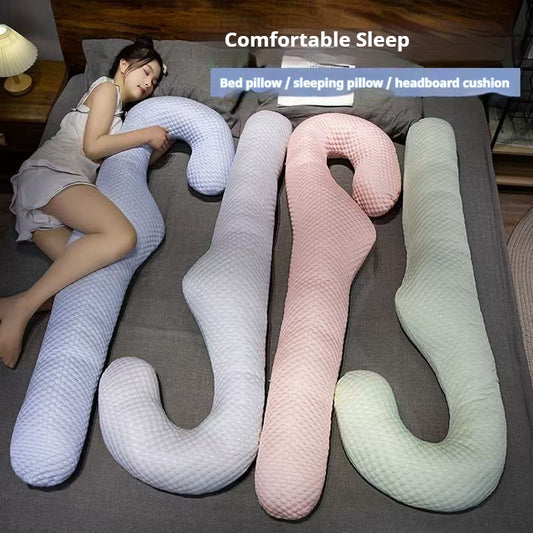 Bedside leg pillow for more comfortable sleeping