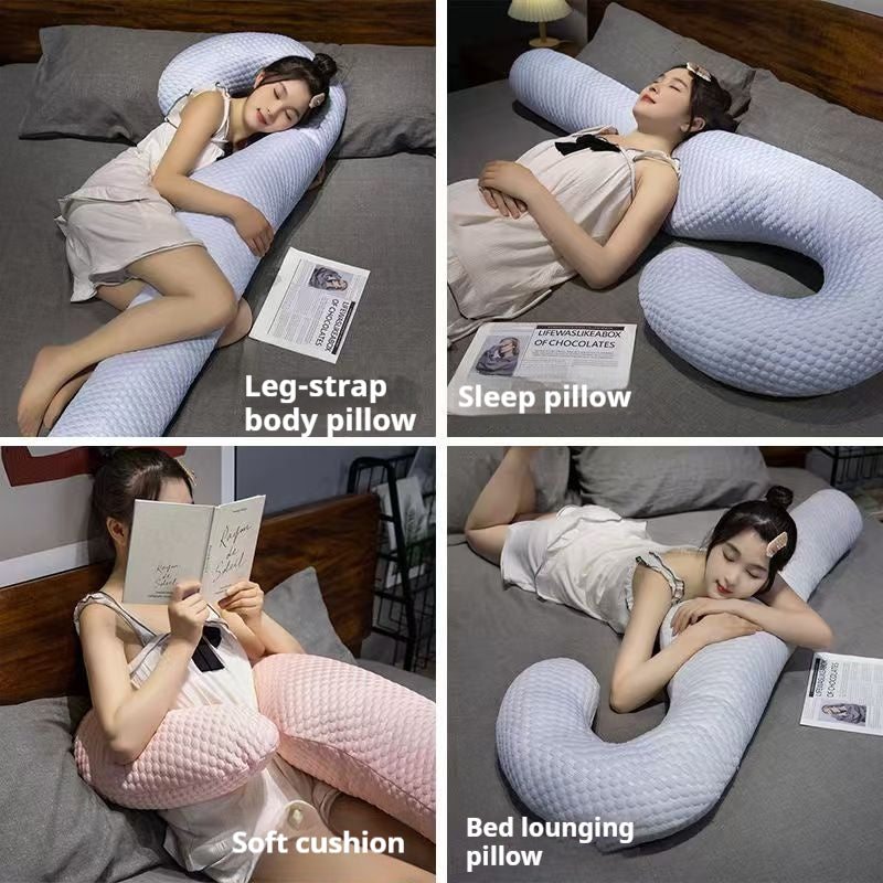 Bedside leg pillow for more comfortable sleeping