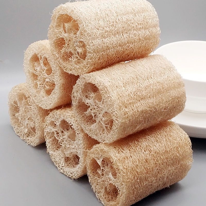 Pure natural loofah can be used to wash dishes, wash pots, and wash and scrub the back.