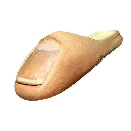 Funny big toe slippers; goofy big toe slippers