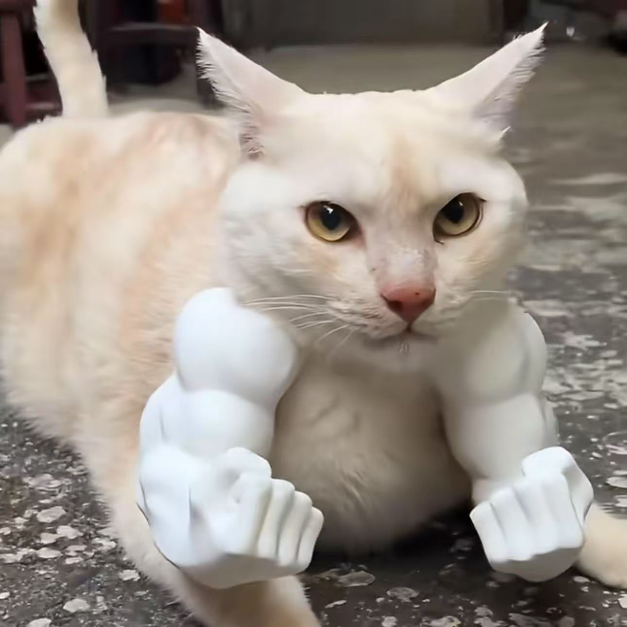 Pet toy cat arm 3D printing hot style funny and weird neck hanging