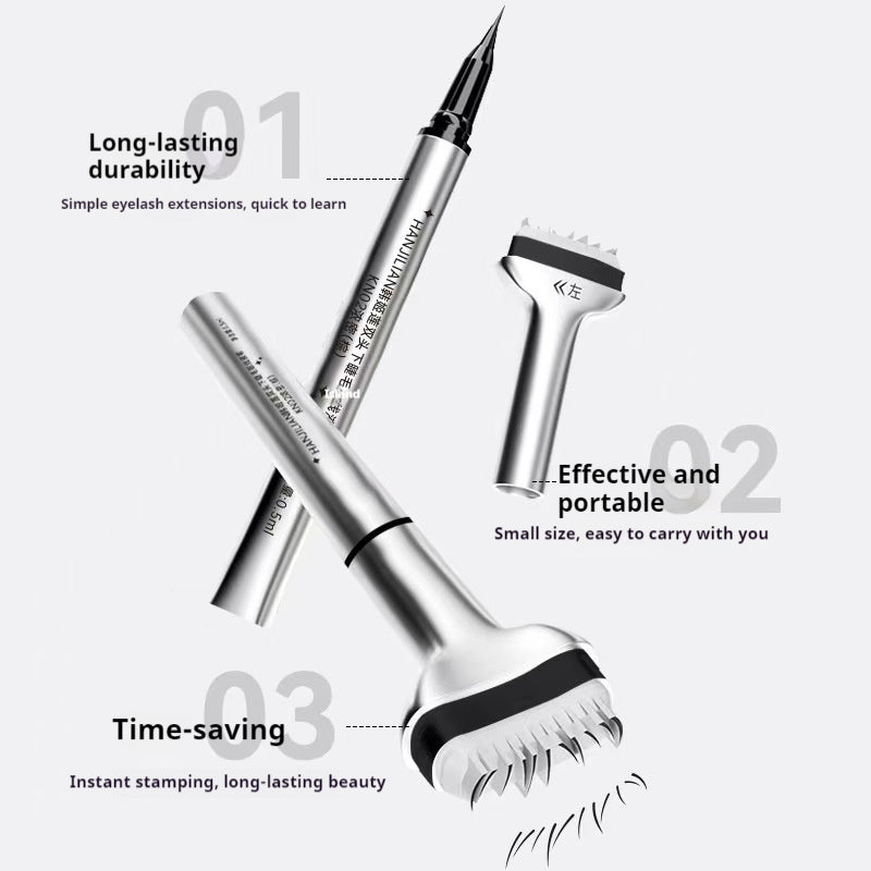 Lazy lower eyelash seal eyeliner two-in-one quick-drying waterproof and sweat-proof non-smudge