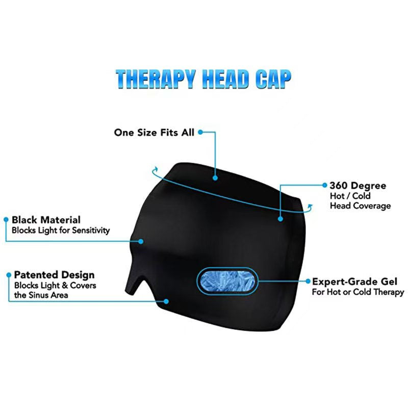 Multifunctional cooling headgear for cooling down gel ice headgear