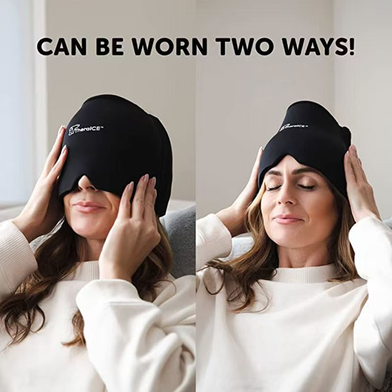 Multifunctional cooling headgear for cooling down gel ice headgear