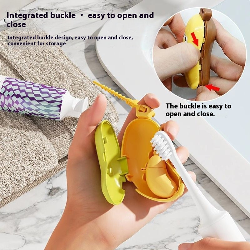 Banana toothbrush protective cover independent cute travel portable wash toothpaste box electric toothbrush storage dust cover