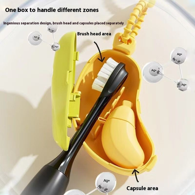 Banana toothbrush protective cover independent cute travel portable wash toothpaste box electric toothbrush storage dust cover