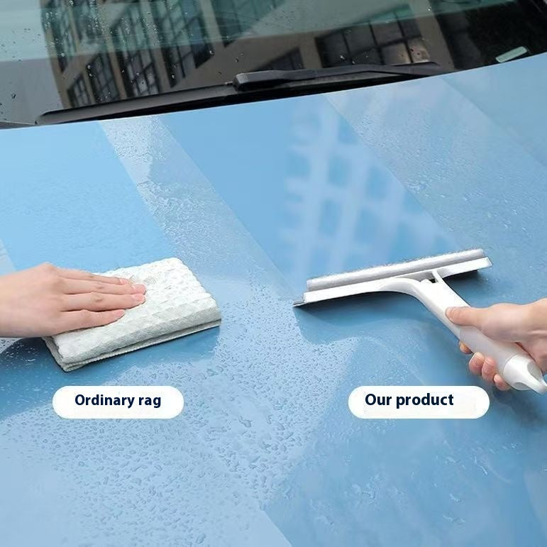 Household glass car window artifact double-sided cleaning tool wiper mirror professional water spray cleaning window cleaning device
