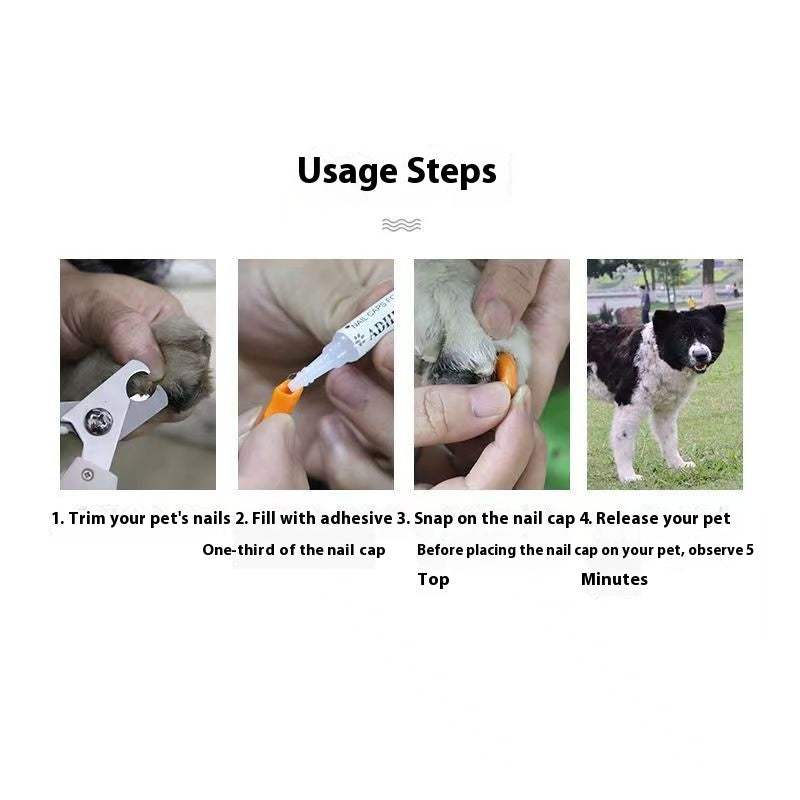 Pet nail covers anti-scratch covers for dogs and cats nail covers for cats and dogs anti-cat scratching nail covers