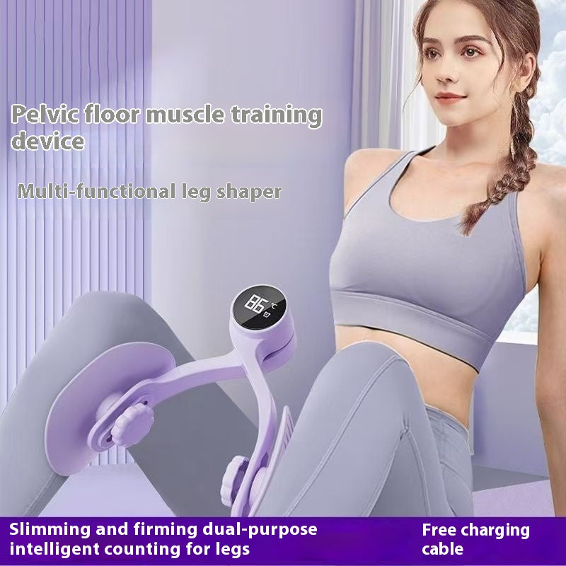 Pelvic floor muscle training repair device home slimming artifact postpartum recovery Kegel pelvis hip clamp inner thigh