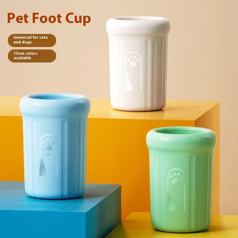 Dog foot washing cup pet foot washing cup cat and dog paw cleaner medium and large dog paw washing cup golden retriever foot washing device