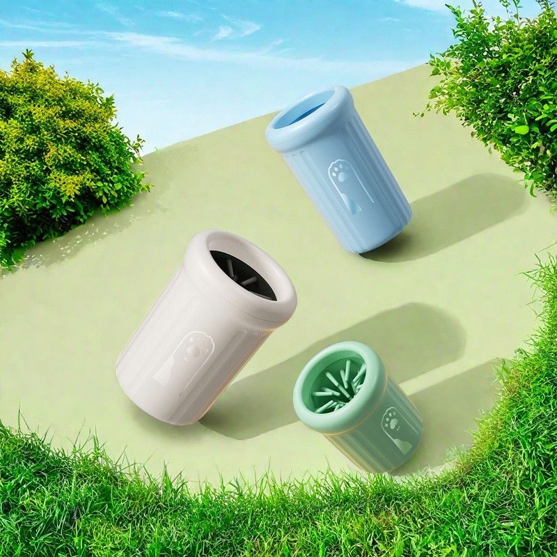 Dog foot washing cup pet foot washing cup cat and dog paw cleaner medium and large dog paw washing cup golden retriever foot washing device
