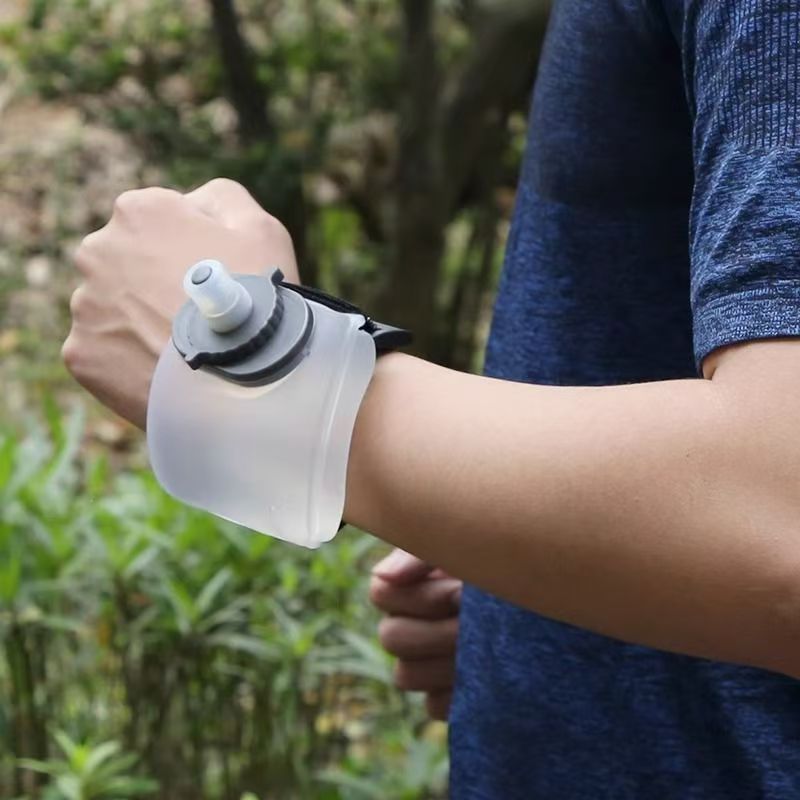 Sports wrist water bottle