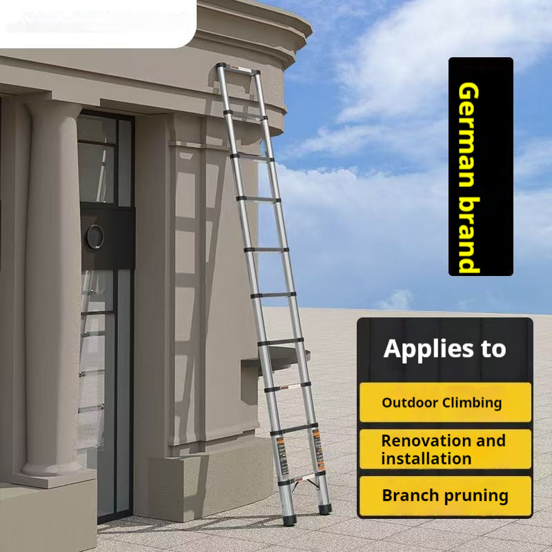 Household multi-functional stainless steel extra thick folding ladder;