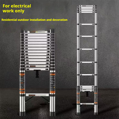 Household multi-functional stainless steel extra thick folding ladder;