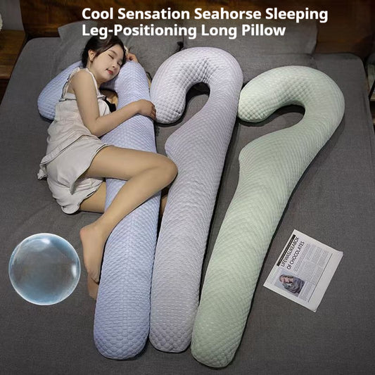 Bedside leg pillow for more comfortable sleeping