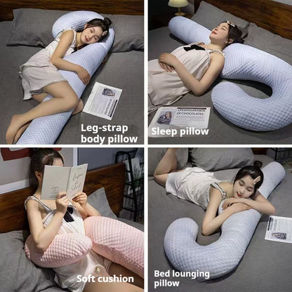 Bedside leg pillow for more comfortable sleeping