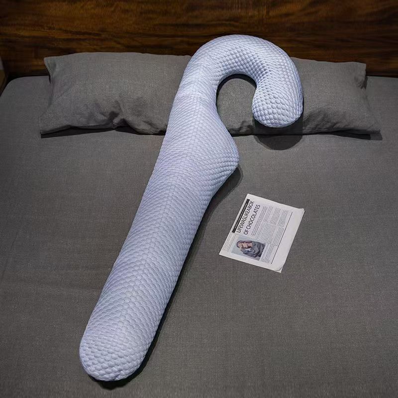 Bedside leg pillow for more comfortable sleeping