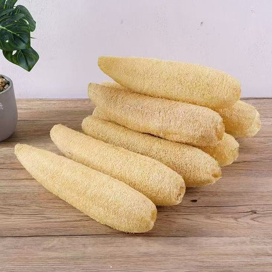 Pure natural loofah can be used to wash dishes, wash pots, and wash and scrub the back.