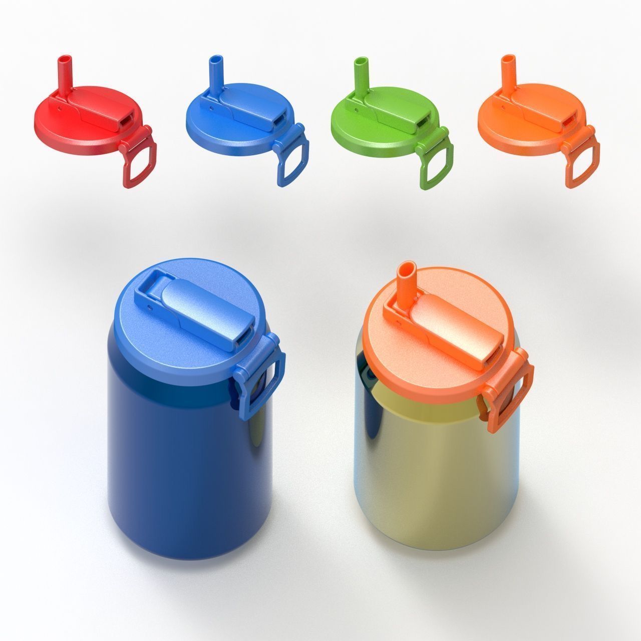 Silicone leak-proof beer can lid with straw hole to prevent overflow and keep fresh separately*4