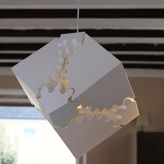 3D printed gear cube home creative lamp
