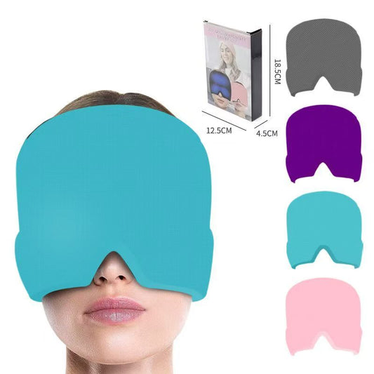 Multifunctional cooling headgear for cooling down gel ice headgear