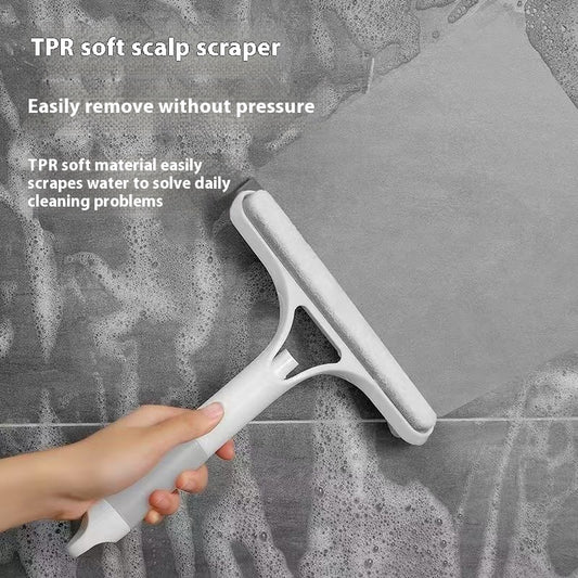 Household glass car window artifact double-sided cleaning tool wiper mirror professional water spray cleaning window cleaning device