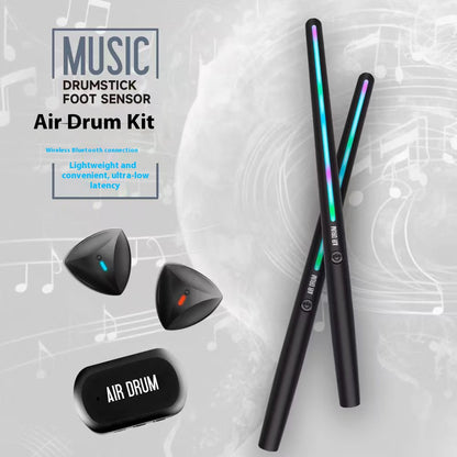 Somatosensory air drum set invisible electronic drum sticks black technology electronic drum portable drum set practice artifact