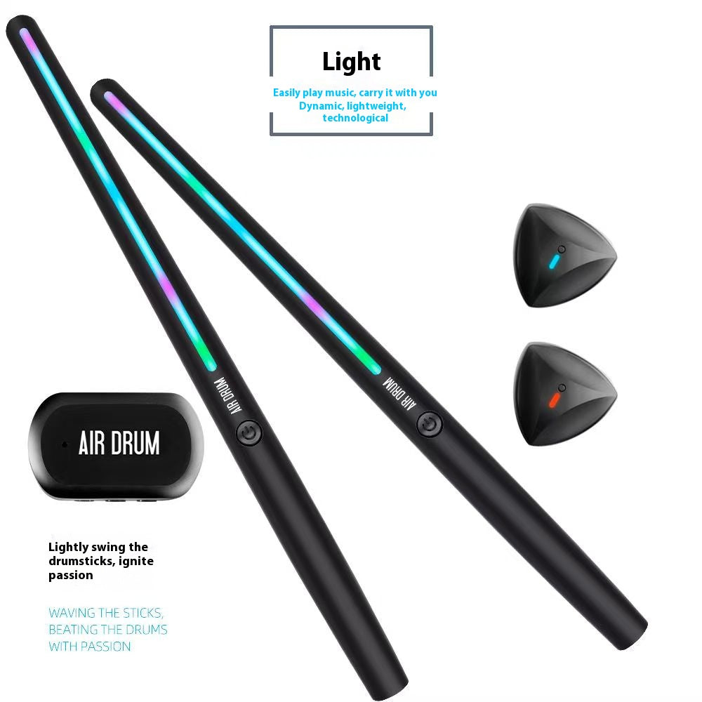 Somatosensory air drum set invisible electronic drum sticks black technology electronic drum portable drum set practice artifact