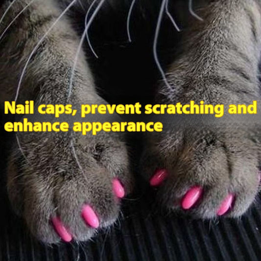 Pet nail covers anti-scratch covers for dogs and cats nail covers for cats and dogs anti-cat scratching nail covers