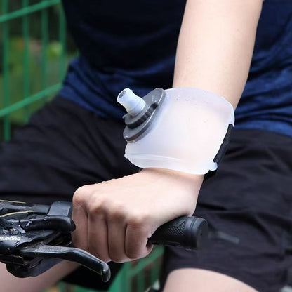 Sports wrist water bottle